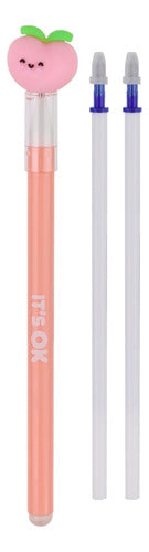 Wero It's OK Fruity Designs Erasable Roller Pen + 2 Refills 0