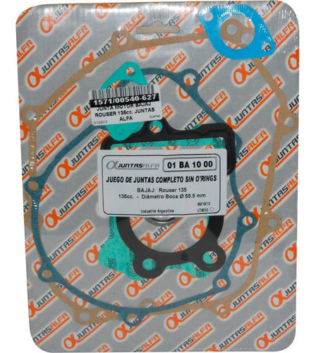 Motorcycle Gaskets Set Bajaj Rouser 135 National Alfa Gaona Motos 0