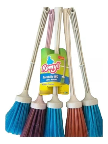 Pack of 12 Romyl Toilet Bowl Cleaning Brushes 0