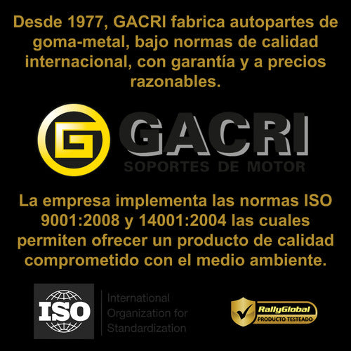 Gacri Soporte De Motor Renault Clio 2 Megane Scenic 2 Trasero 5