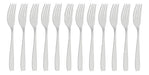 12 Tramontina Cosmos Stainless Steel Dessert Forks by Samihome 0