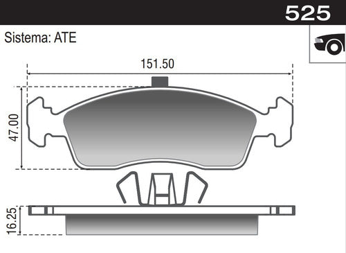 Pastillas Freno Delanteras Chevrolet Onix I (lt Ltz) 2013 Al 1