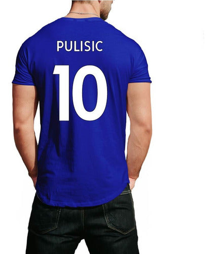 Chelsea Fan Cotton Shirts 9 Lukaku, 7 Kanté, 10 Pulisic Et 26