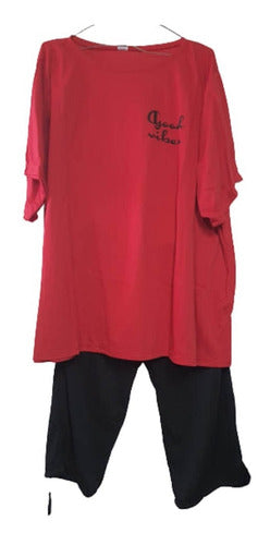 Short-Sleeve Pajama Set - Special Sizes T. 8 to 11 2