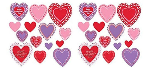 Beistle Valentine's Day Cutouts 28 Piece, 4"-12", Multicolor 0