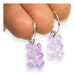 ByMariana 925 Silver Earrings Cute Yummi Bear Violet 1