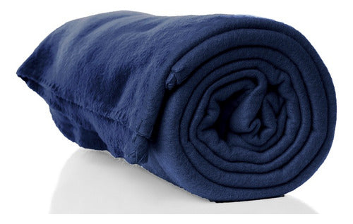 Baru Deco Set of 10 Wedding Event Souvenir Blankets in Navy Blue 0