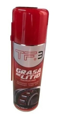TF3 Lithium Grease in Aerosol for Multiple Uses 225ml x12 Pack 1