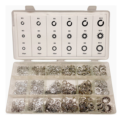 Juego De Arandelas - Caja 720 Pcs Surtidas 0