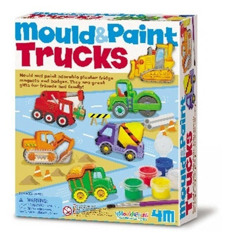 4M Truck Design Plaster Modelling Kit 0