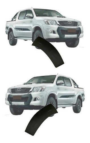 Fenders Moldura Paragolpe Delantero Toyota Hilux 2013 El Par 0