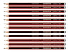 Staedtler Black Graphite Pencil Tradition Graduation X 6 Units 0