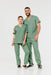 Suedy Medical Uniform V-Neck Set in Arciel Fabric 39