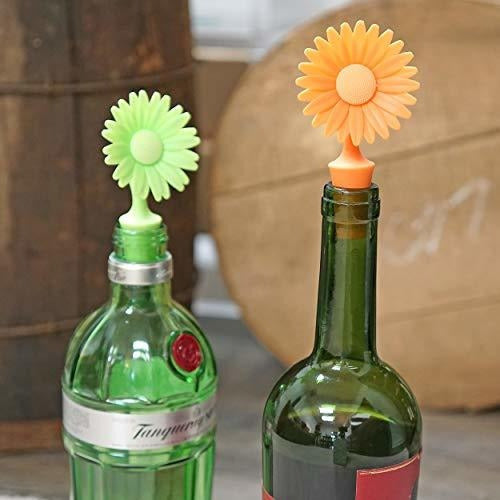 Paquete De 4 Tapones De Botellas De Flores De Southern Homew 2