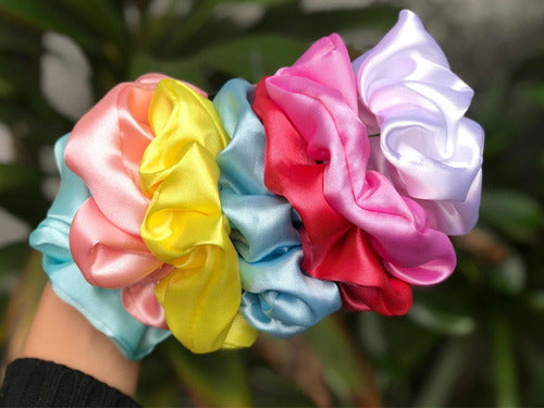 Scrunchies Satin Hair Ties Wholesale 1