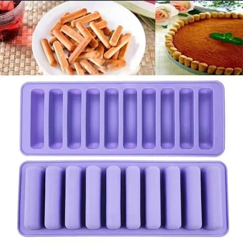 M&Q Regalos Silicone Bar Ice Cube Tray with 10 Cavities 1