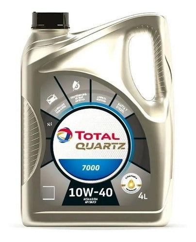 Filtro  + Aceite Total Quartz 7000 X 4 L Peugeot 308 2.0 16v 2