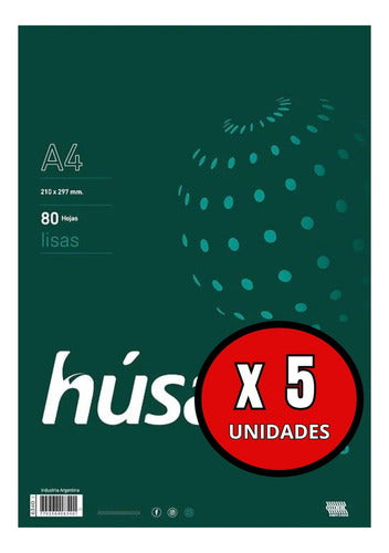 Húsares Business A4 Liso Pack X 5 Units 1