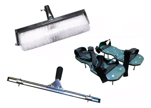 Matêzz Self-Leveling Kit: 40cm Roller, 45cm Squeegee, Spike Shoes 0