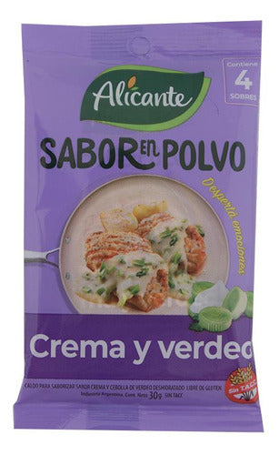 Alicante Sabor En Polvo Crema Y Verdeo 30g (4 Sobres) 0