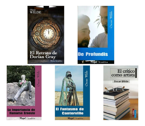 Gradifco Lote X 5 Libros - Oscar Wilde 0