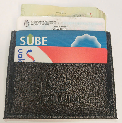 Natura Card Holder. Eco-Friendly Leather, Durability and Style 1