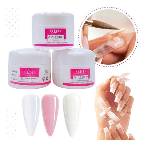 Polimer Powder for Sculpted Nail Construction 2