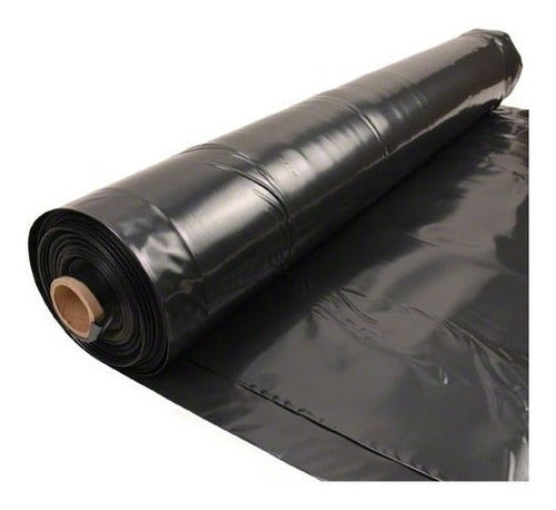 CONSTRUC-TECH Film Polietileno Nylon Rollo Agro Negro 4mt X 200mic X 50mt 0