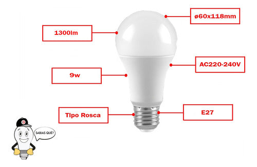 Integral9 LED 9W Bulb A60 Cold/Warm Light Offer 1