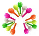 Centraled Fluorescent Plastic Maracas Carnival Carioca Pack of 10 0