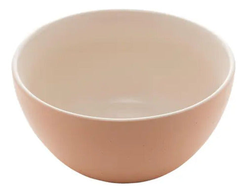 Bowls Cerâmica 14x7cm Salmon 450ml  6un Bongourmet 1