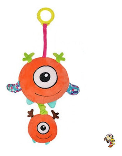 Colorful Musical Monsters Plush Crib Mobile Imported 10