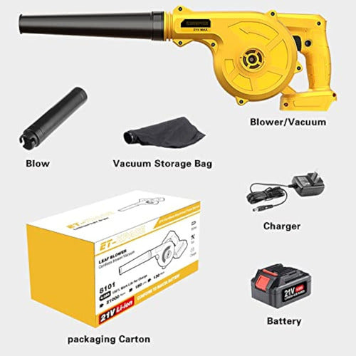 KINGPKE Wireless Leaf Blower with Battery and Charger 5