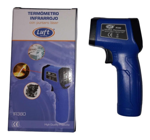 Infrared Thermometer with Laser Pointer IR380 -50/+380ºC 0