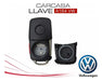 VW Carcasa Llave A164 - 5 Button Rectangular Blade 3