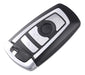 Complete Key Fob Shell + 4 Button Presence Key HU92 for BMW 0