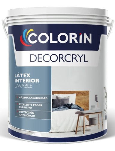 Colorín Latex Decorcryl Lavable Mate Colorin X20 Pintu Don Luis Mdp 0