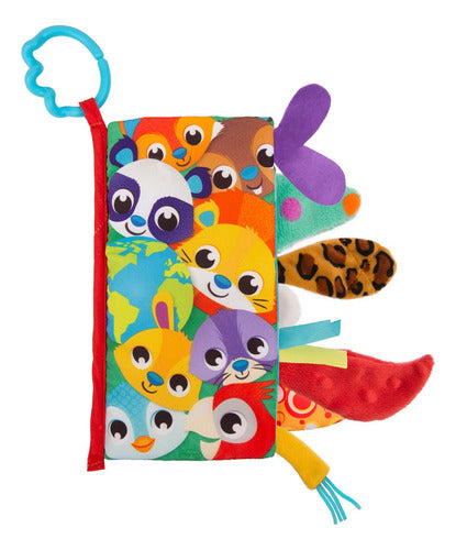 Libro Sensorial Bebe Colas De Animales Didactico Playgro 1