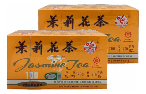 Té Verde Jazmin Organico Premium 2 Und X 20 Saquitos C/u 0