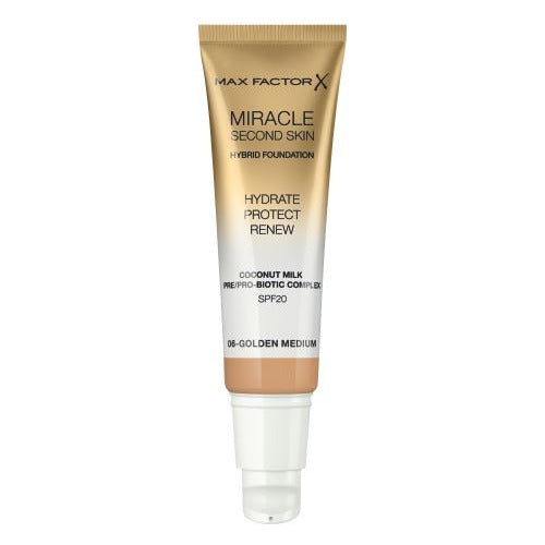 Base Max Factor Miracle Second Skin N°006 Golden Medium 1