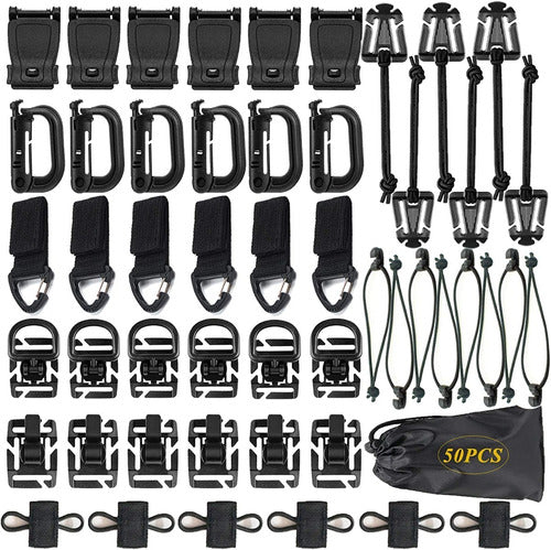 BSGB Tactical Molle Kit Accessories for Backpacks Hooks Straps 0