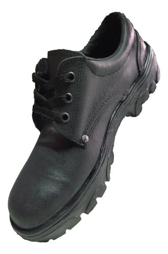 Leather Work Safety Shoe with Steel Toe - Size 44 4
