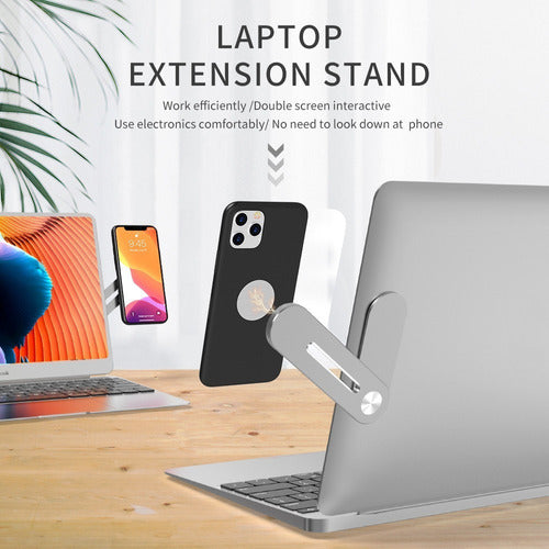 Magnetic Extendable Cell Phone and Notebook Stand with Magnets 3