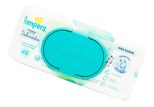 Pampers Kit X6 Gentle Cleaning Wet Wipes 48 Count 4