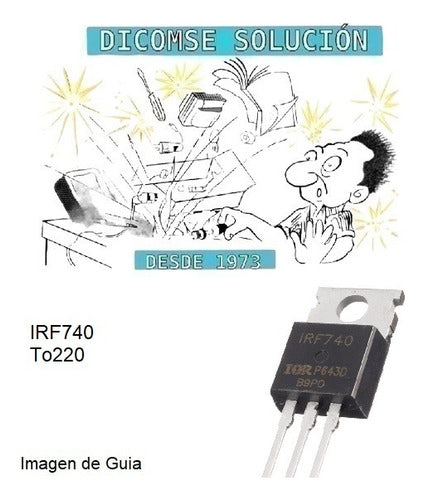 Irf740 Similar Irf741 Canal N 10A 400V 125W Rds0.55 To-220 1