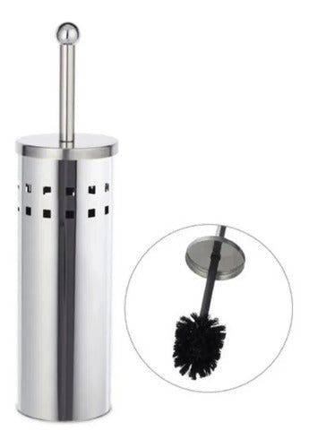 Stainless Steel Toilet Brush with Holder 4