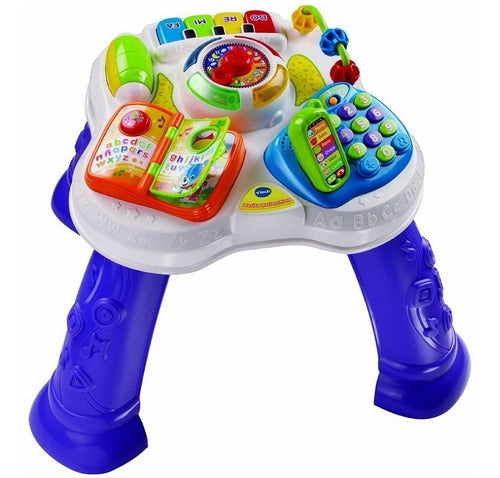 Mesita Didactica Juego Juguete Interactivo Para Bebe 2en1 4