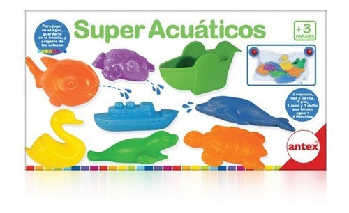 Antex Super Acuaticos Juego Lanza Agua Bebes Niños Baño 0