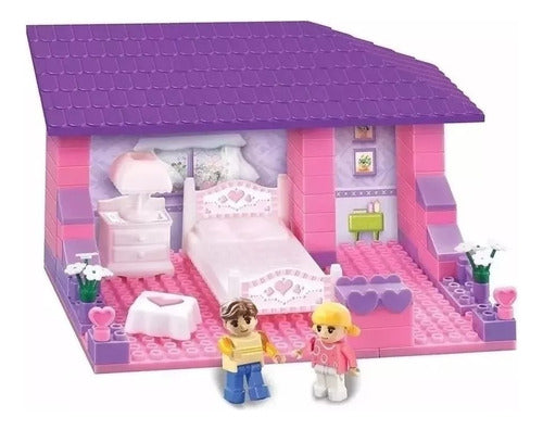 Blocky House Bedroom Luna and Tomy 01-0641 1