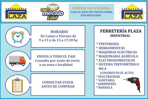 Motobomba A Nafta 32m Ingco Gwp302 1000 L/min Plaza Verdi 1